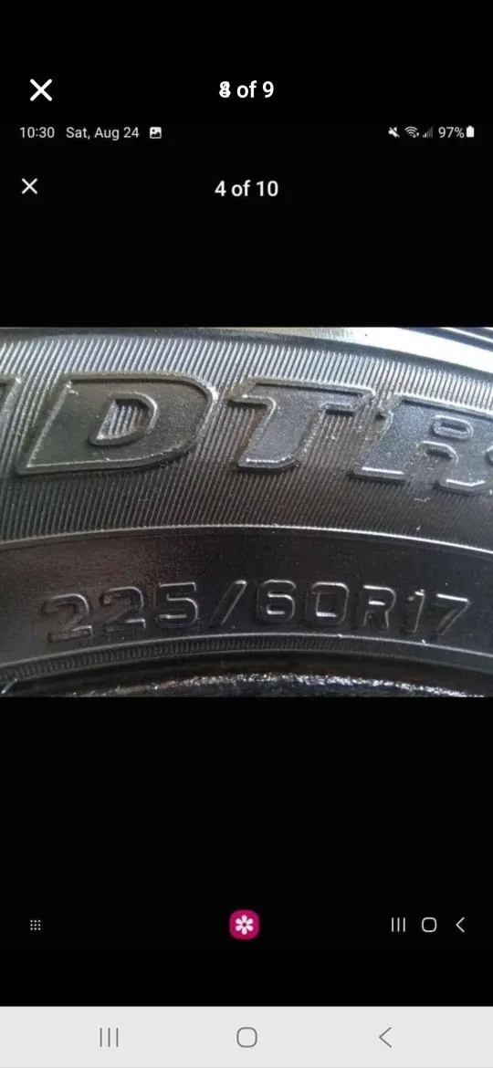 DUNLOP Winter Tires & Rims 225/60R17 (6×114.3) TPMS – image indicator(3)