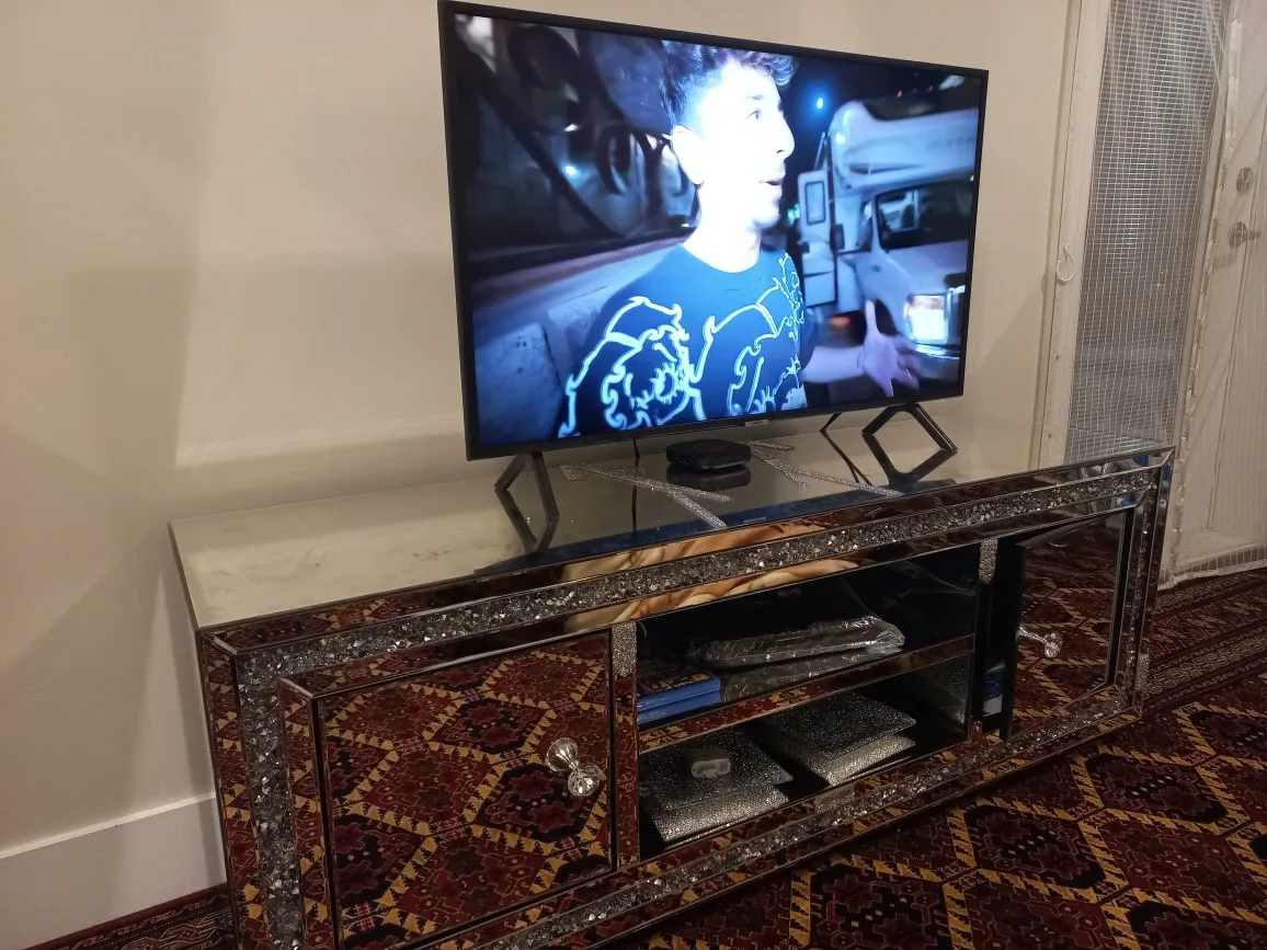 Mirrored TV Stand