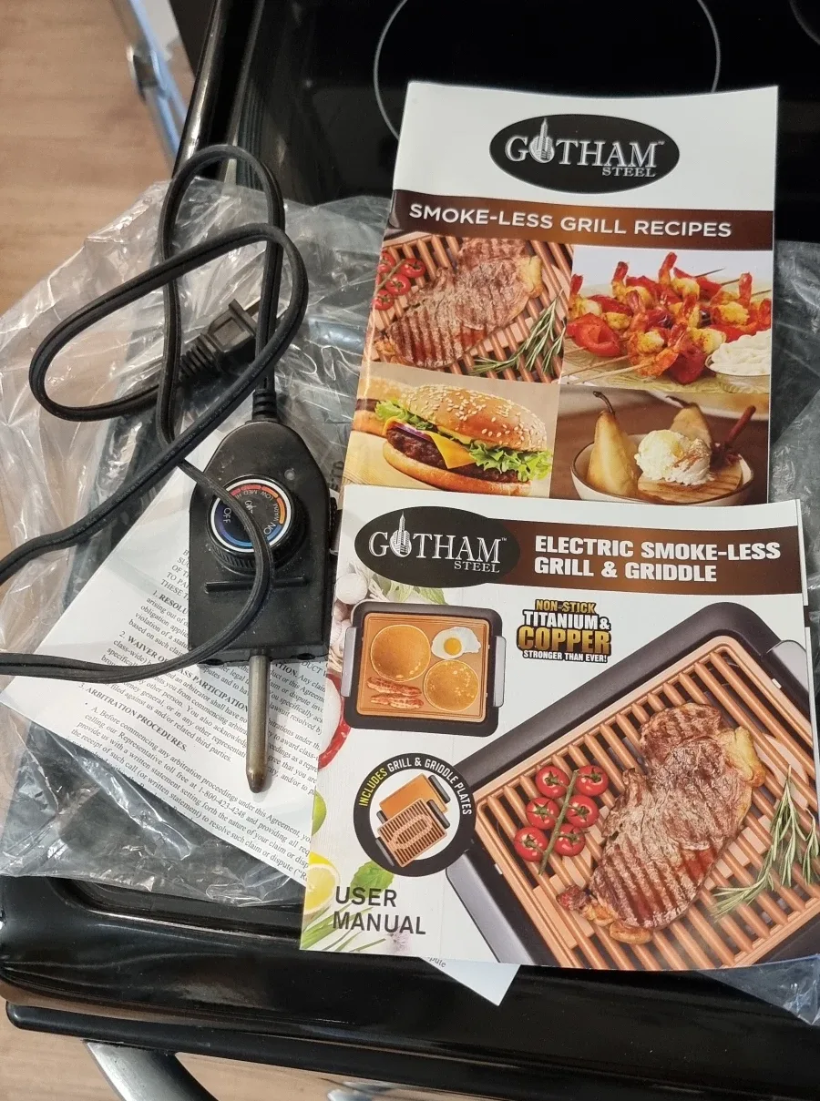 Gotham Steel Electric Smoke-Less Grill & Griddle image indicator(5)