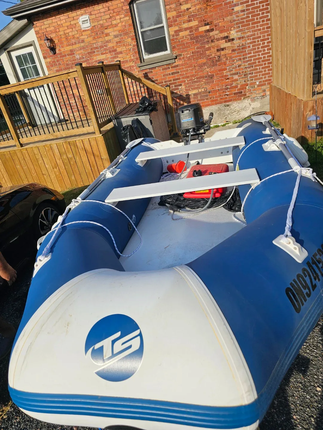 Tobin Sports Inflatable Boat with Mercury Motor image indicator(3)