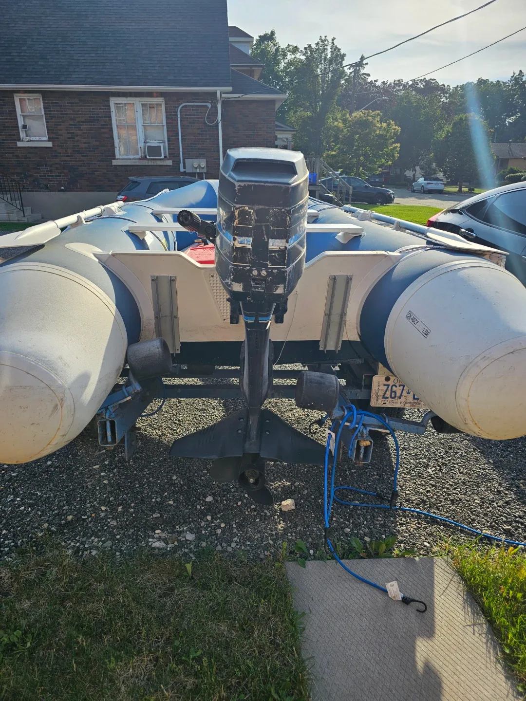 Tobin Sports Inflatable Boat with Mercury Motor image indicator(6)