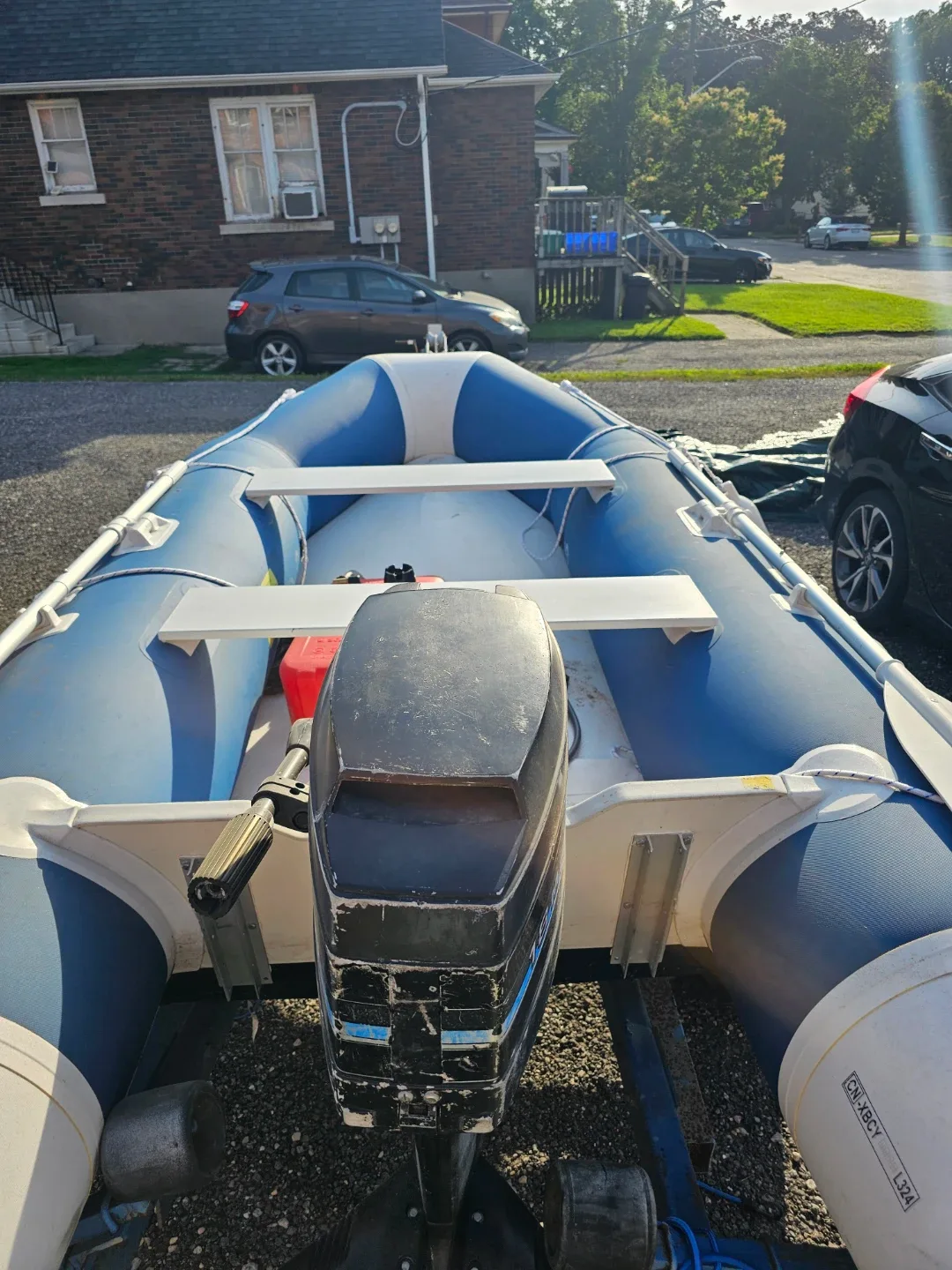 Tobin Sports Inflatable Boat with Mercury Motor image indicator(7)