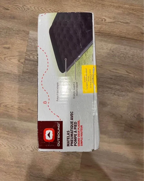 Outbound Queen Airbed with Foot Pump - New in Box image indicator(2)