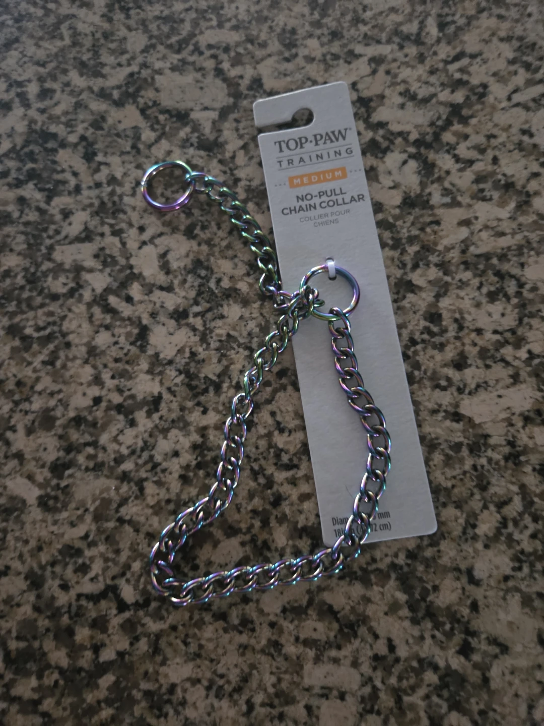 Top Paw Training No-Pull Chain Collar - Medium