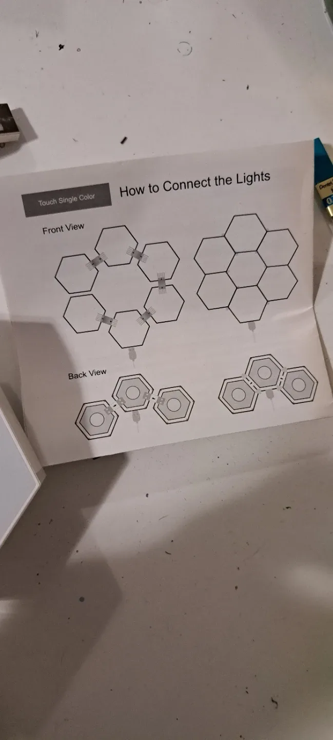 Hexagonal LED Light 🥕 image indicator(7)