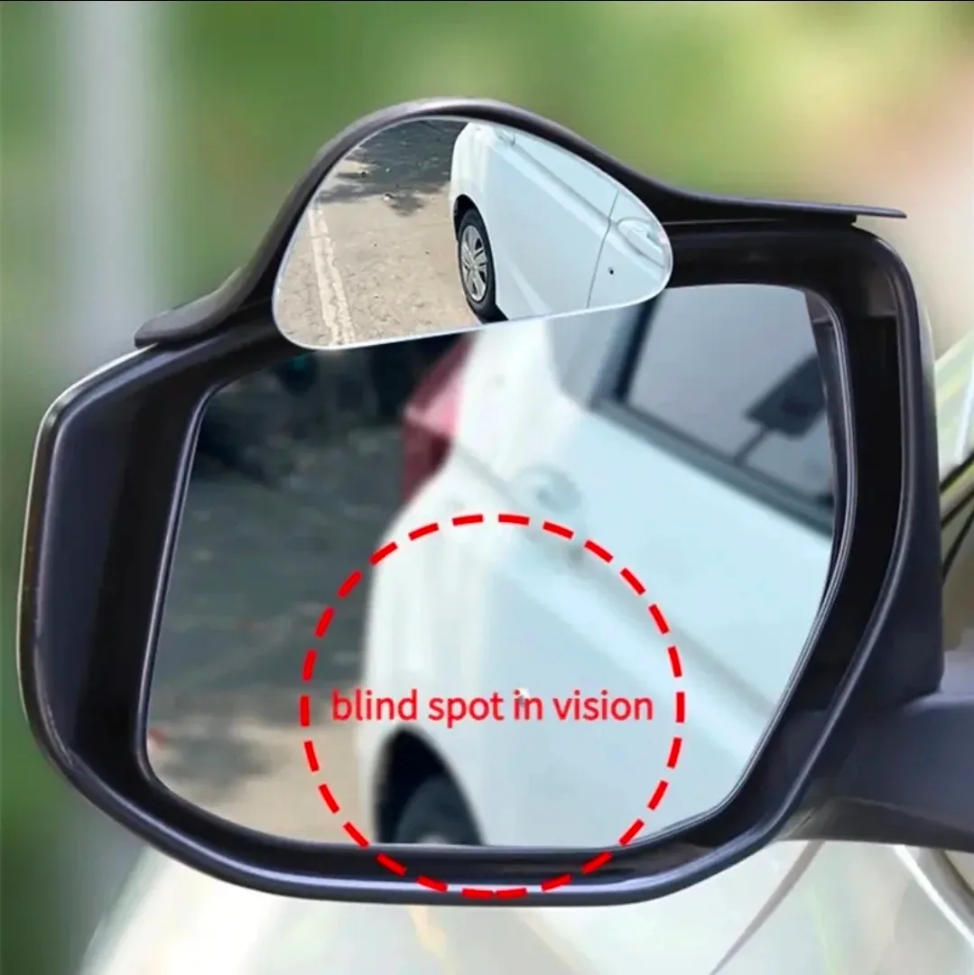 A Pair of Blind Spot Mirror Rain Visors 2 in 1 image indicator(4)