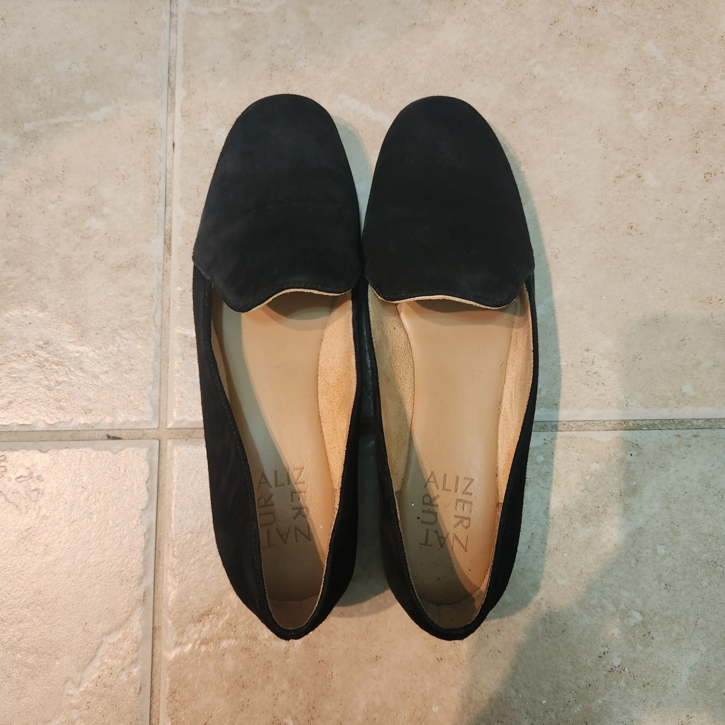 Naturalizer Black Suede Flats - Size 7 - photo 2