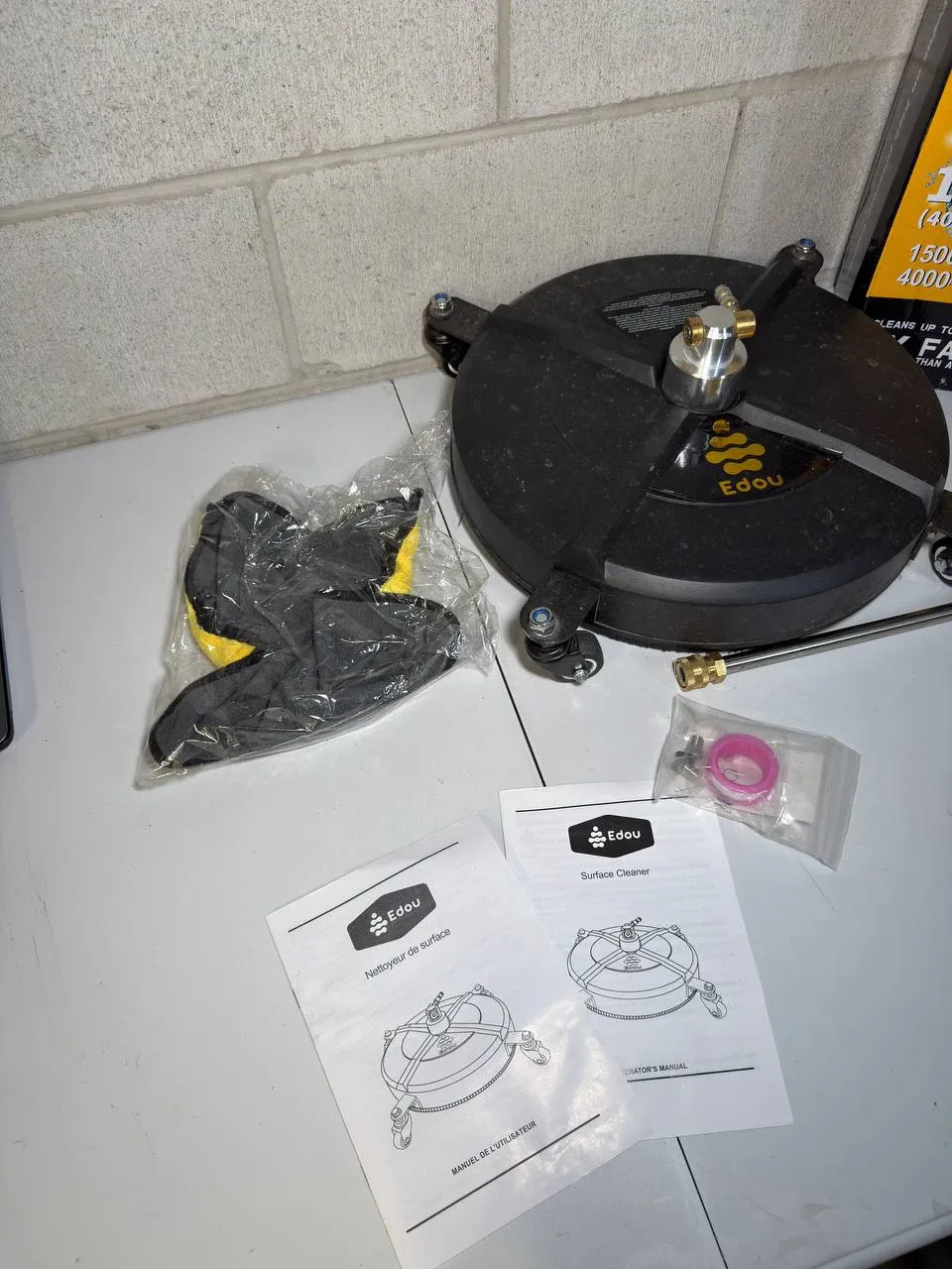 EDOU Direct Pressure Washer Surface Cleaner 15" image indicator(4)