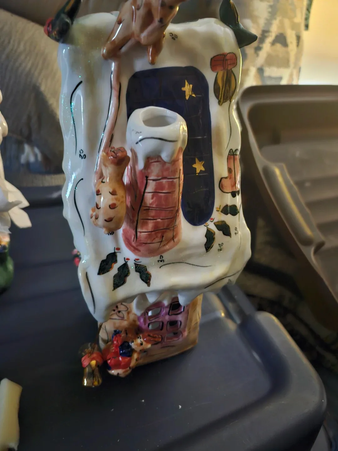 Ceramic Christmas Village House image indicator(8)