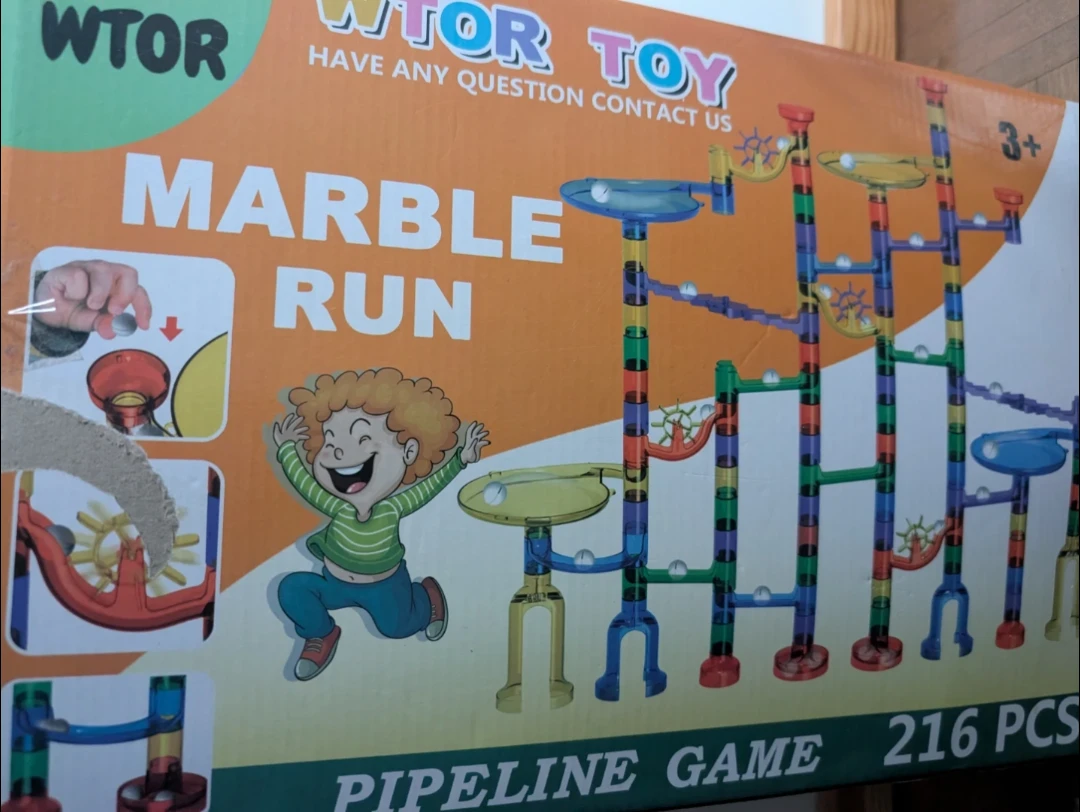 Marble Run Pipeline Game - Over 200 Pieces!