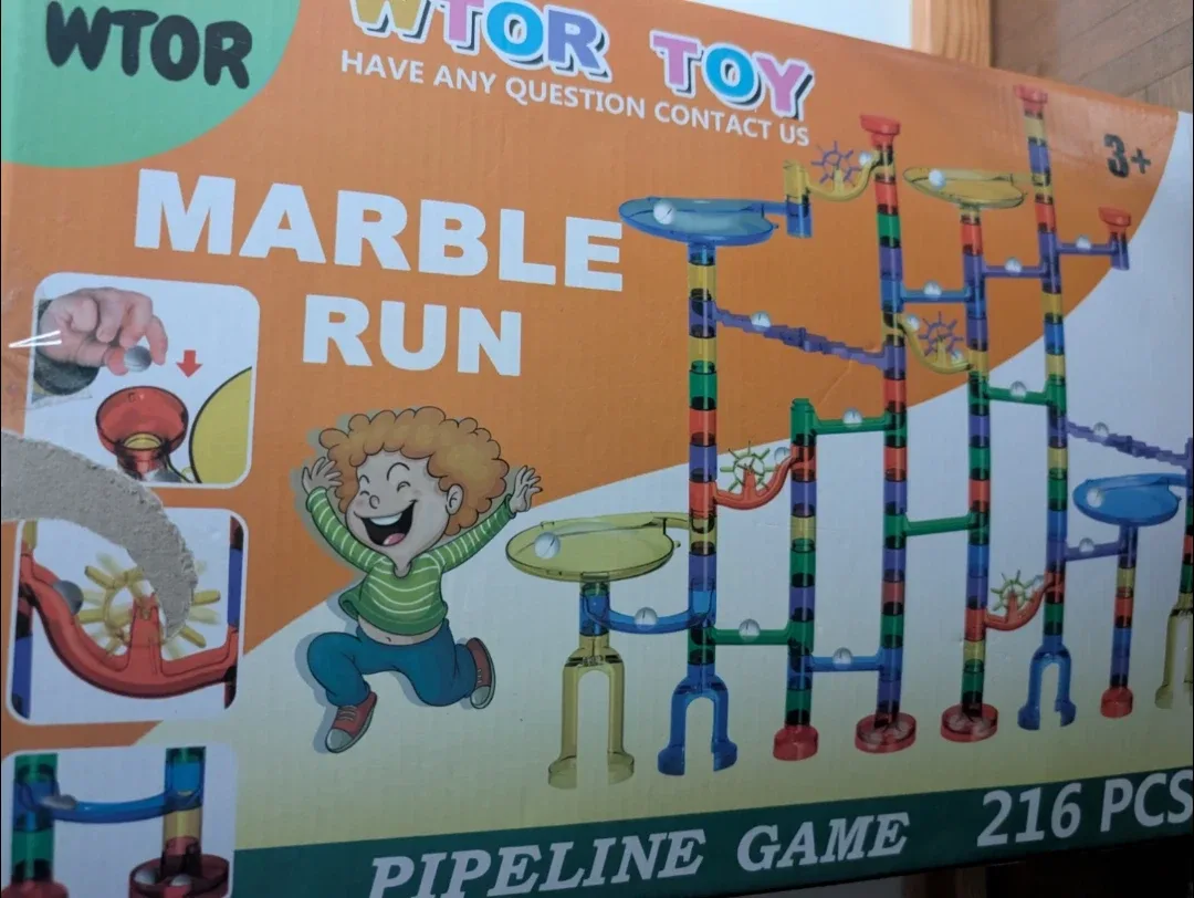 Marble Run Pipeline Game - Over 200 Pieces!