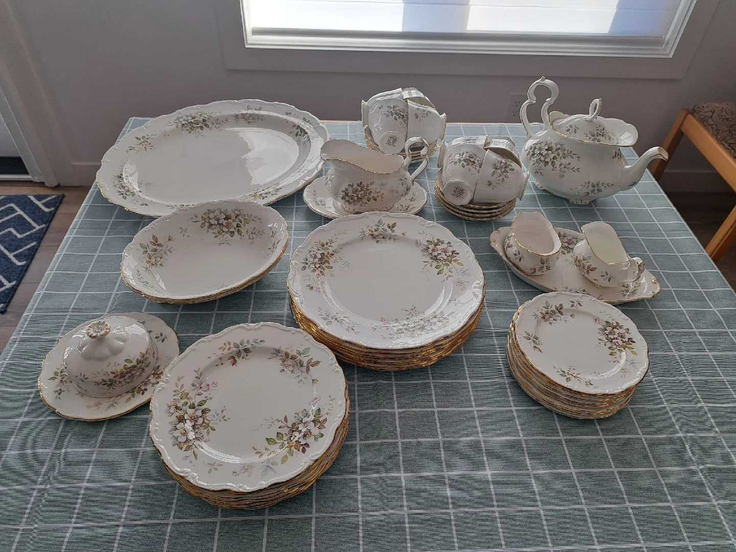 Vintage Royal Albert Bone China Floral Dinnerware Set