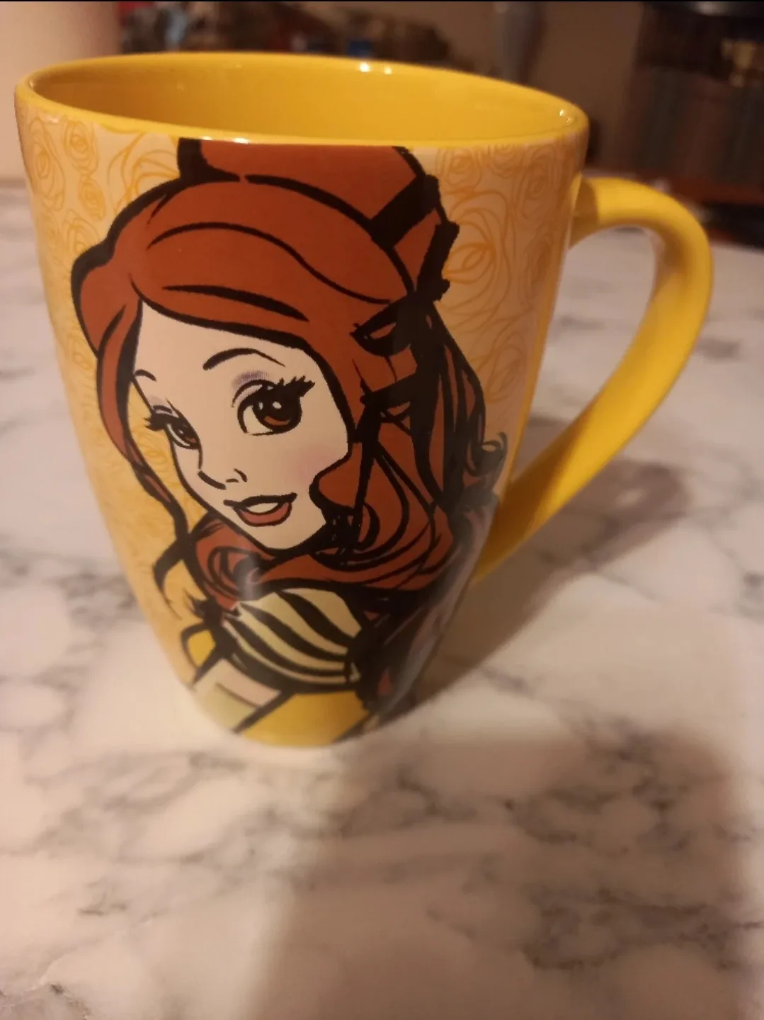 🫖 Disney Store Belle 💃 (Beauty and the Beast) mug 🥕
