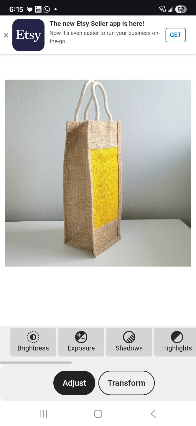 *NEW* Bag for Gifting Wine/ Christmas gift/ Bottle Carrier