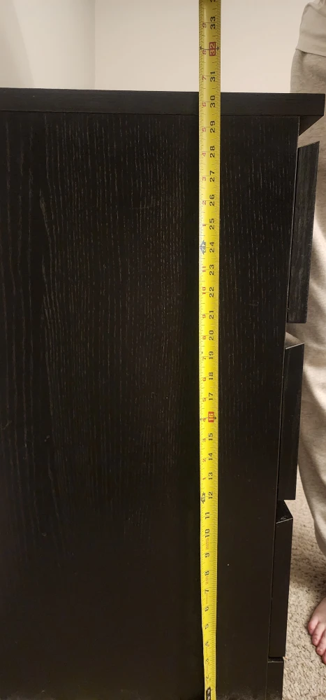 IKEA Malm Black-Brown Dresser - photo 2