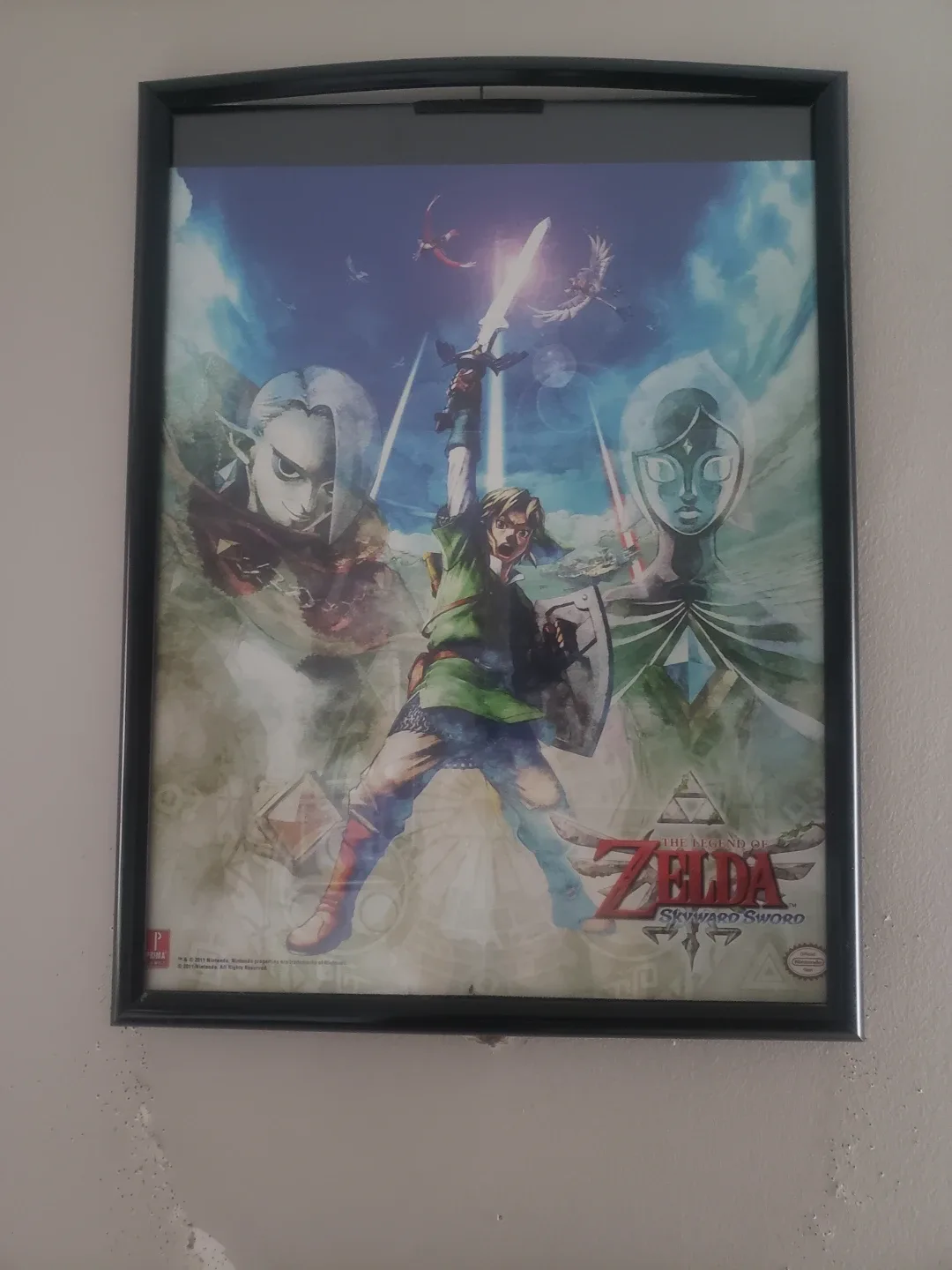 Zelda Skyward Sword Framed Poster