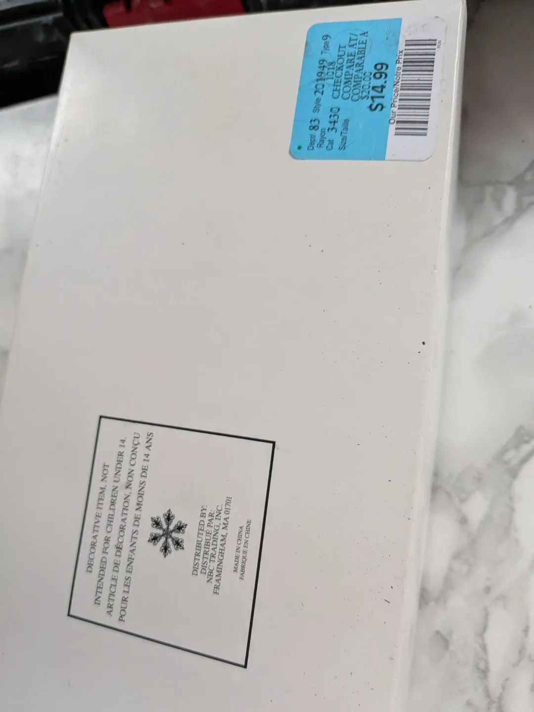 Christmas Ornaments - Pinecone & Metal House New in pkg image indicator(8)