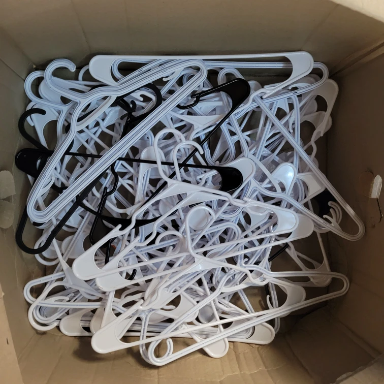 Box of Clothes Hangers