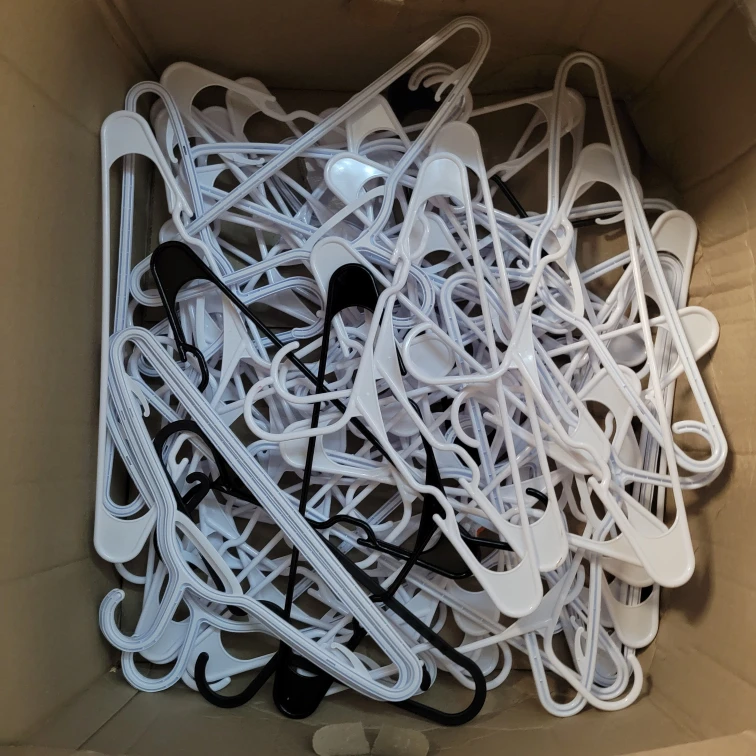 Box of Clothes Hangers - photo 2
