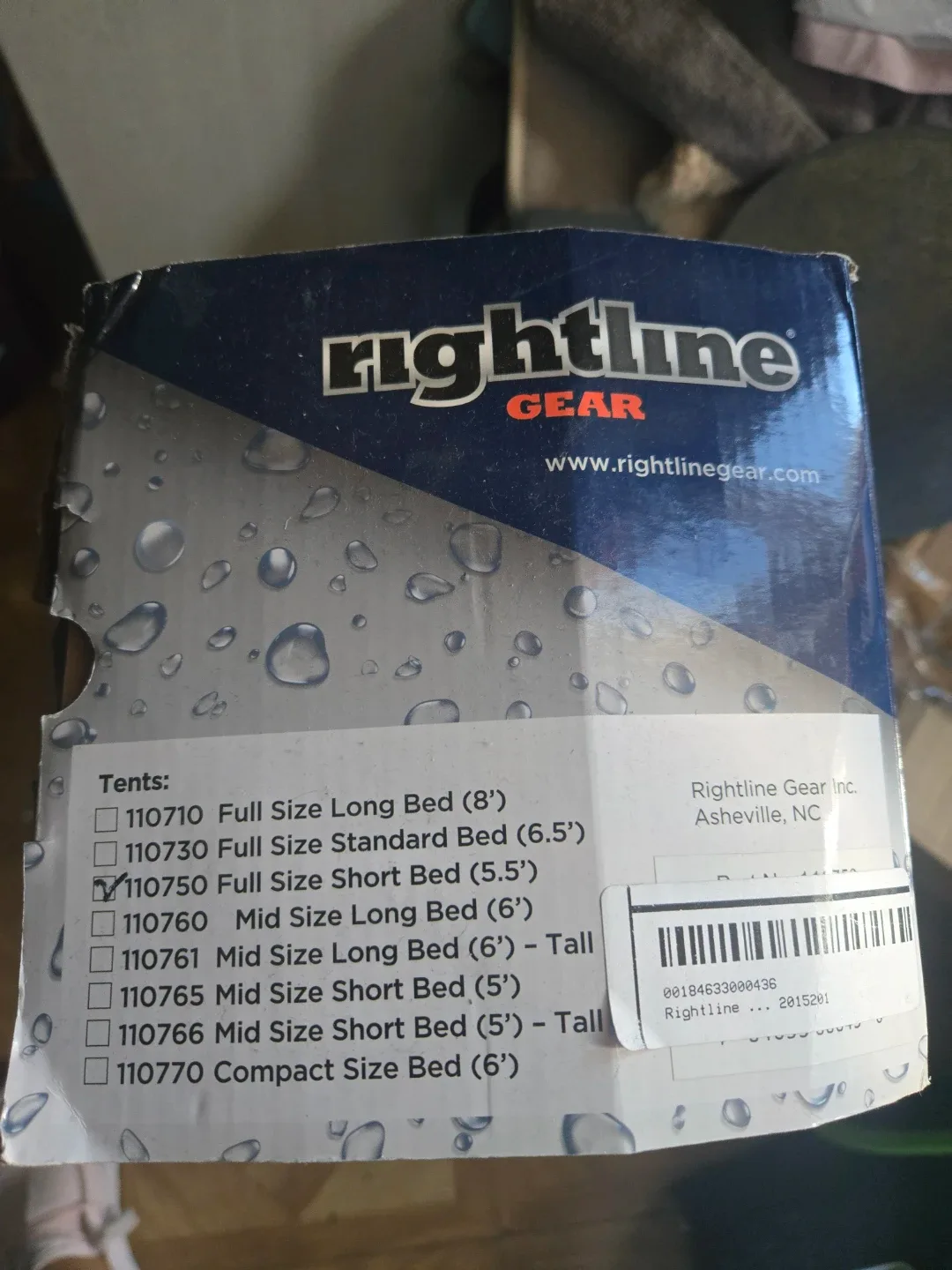 Rightline Gear Truck Bed Tent - Mid Size Long Bed (6') image indicator(2)