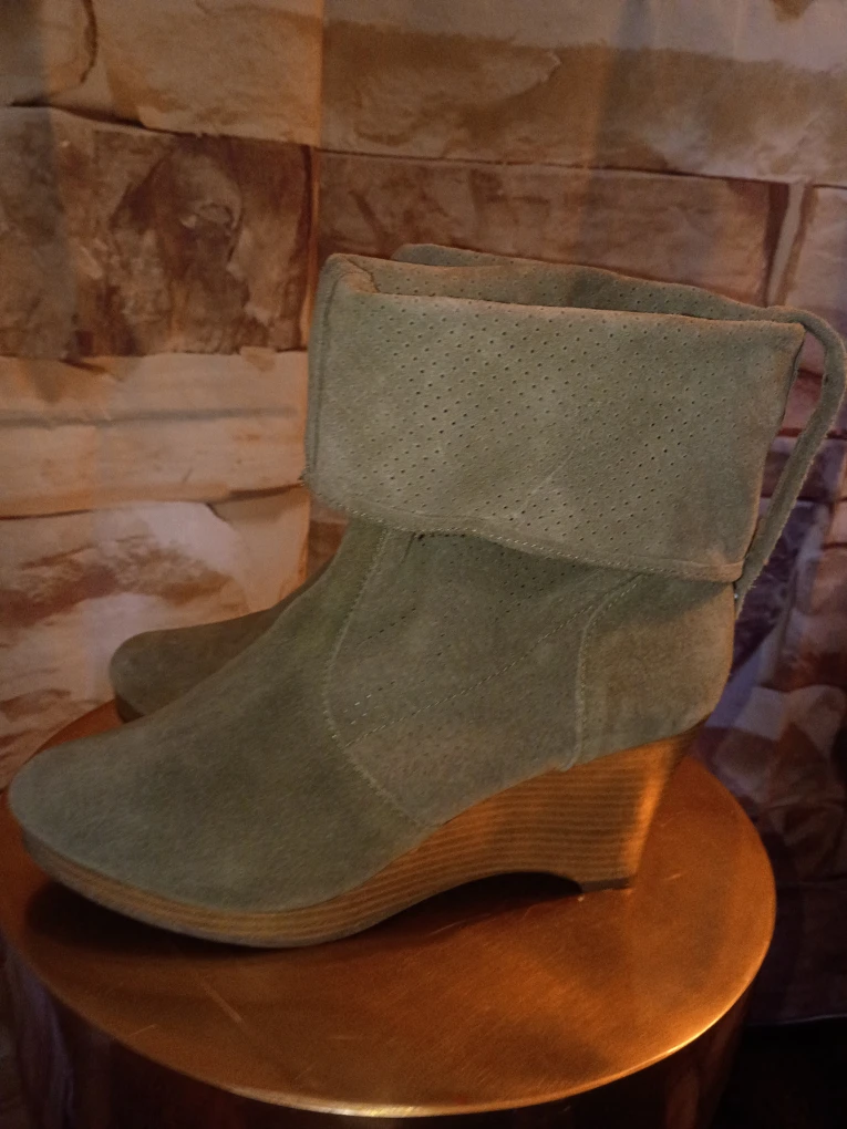 Rag & Bone Suede Wedge Boots 8.5 - photo 5