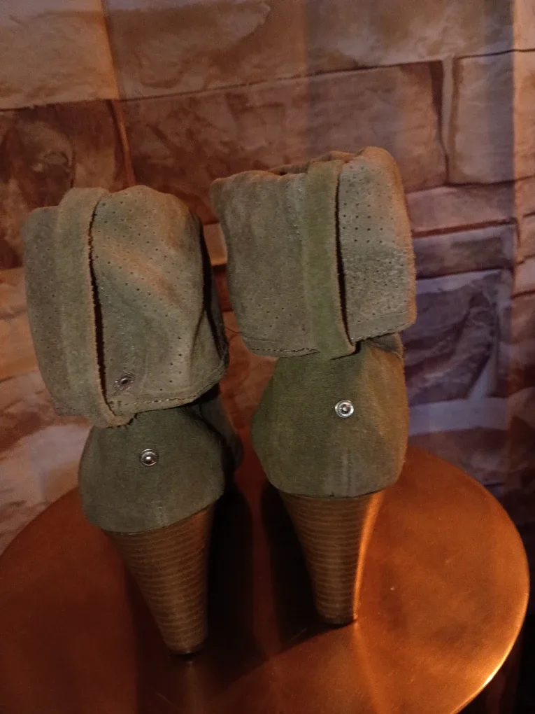 Rag & Bone Suede Wedge Boots 8.5 image indicator(6)