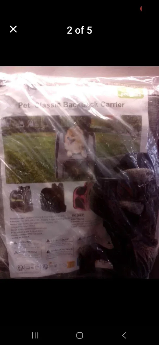 Pet Backpack Carrier for Small Dogs image indicator(3)