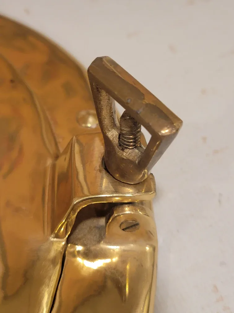 Vintage Brass Porthole Mirror image indicator(7)