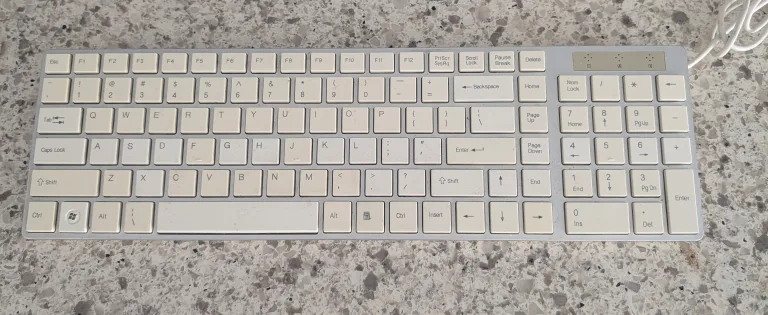 White Computer Keyboard