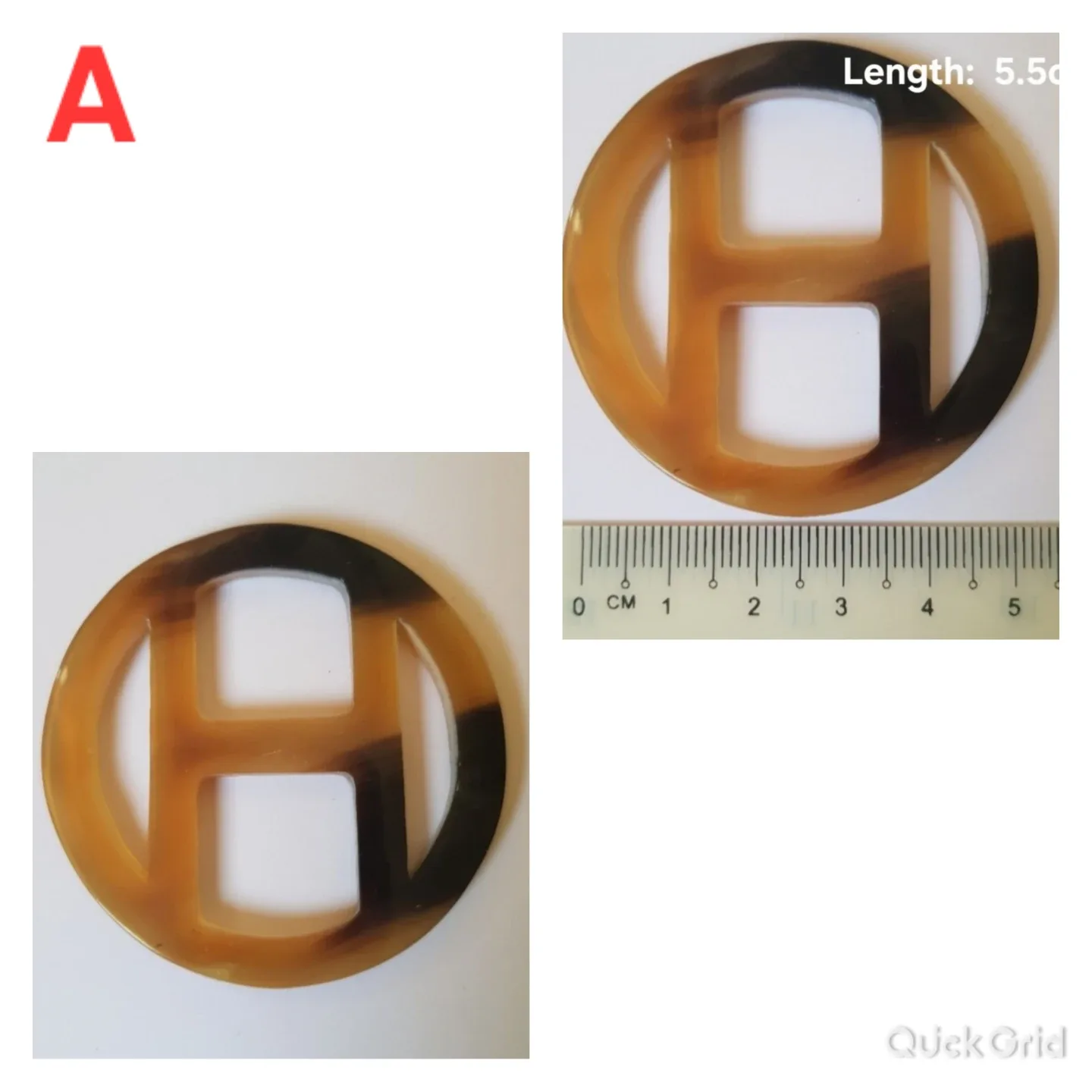 Assorted Handmade Buffalo Horn Scarf Rings - 3 Designs