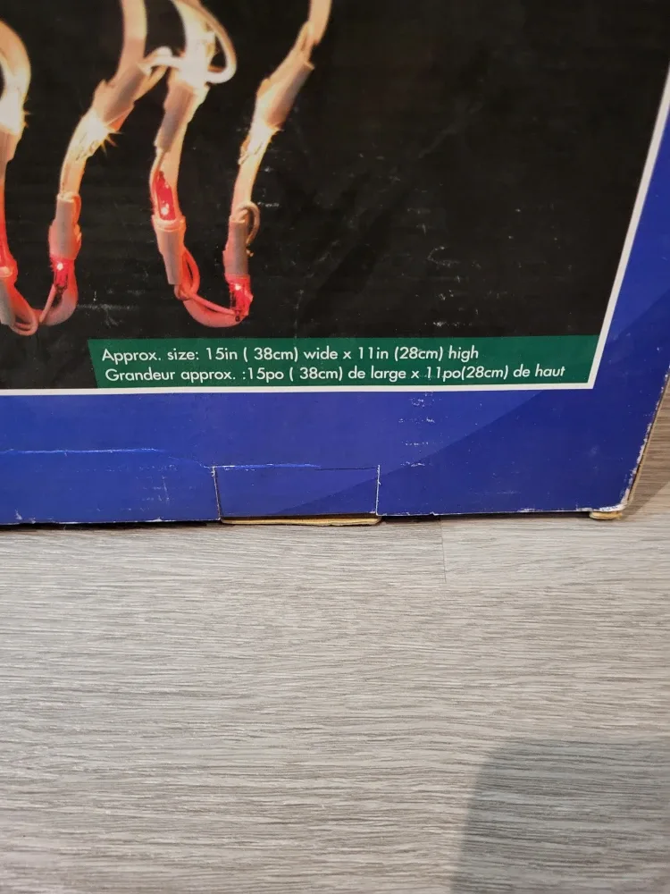 Snowman and Reindeer Window Light - 15in x 11in image indicator(3)