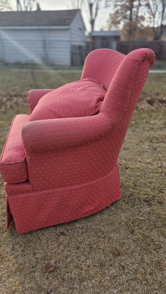 Pink swinging Armchair - photo 4