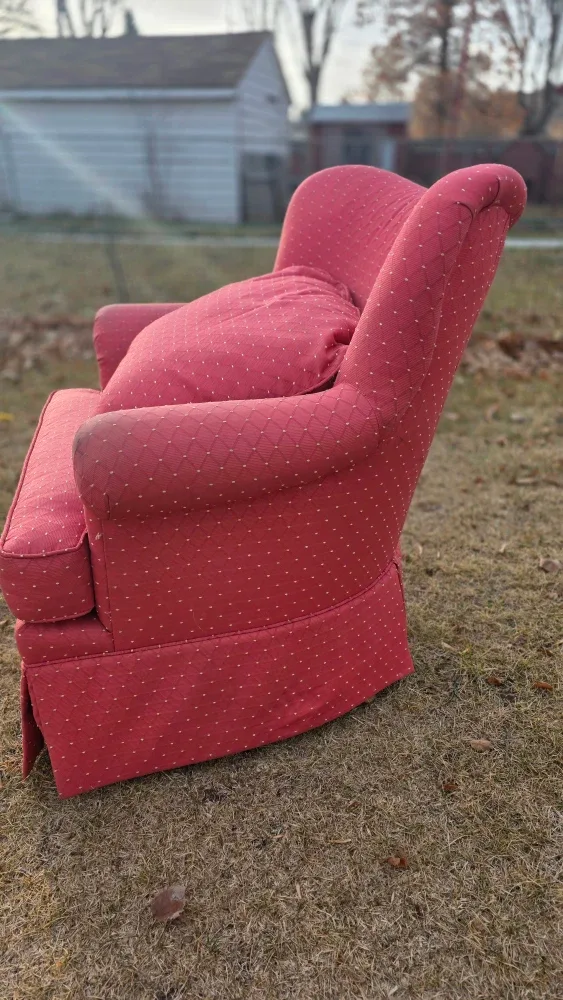 Pink swinging Armchair image indicator(4)