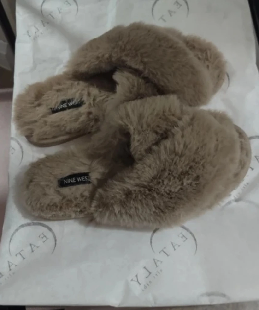 Nine West Faux Fur Slippers - photo 3
