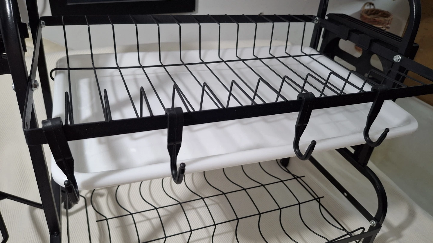 Black metal Dish Drying Rack - photo 5