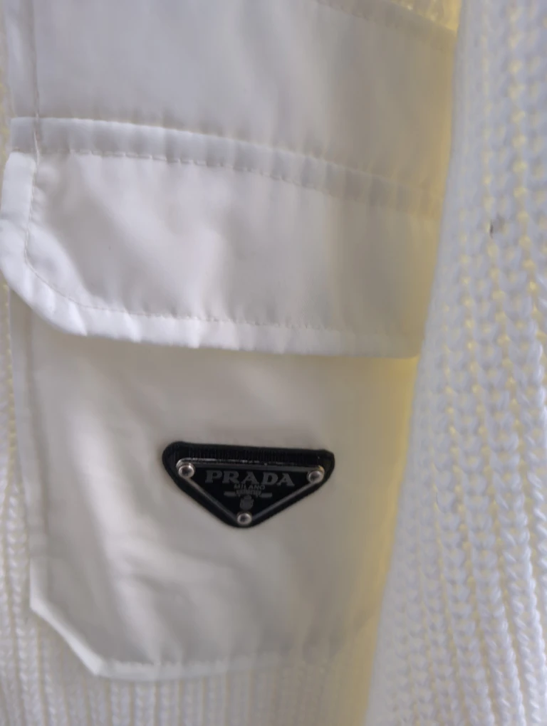 Prada Ecru Knit Sweater - Size XL - photo 4