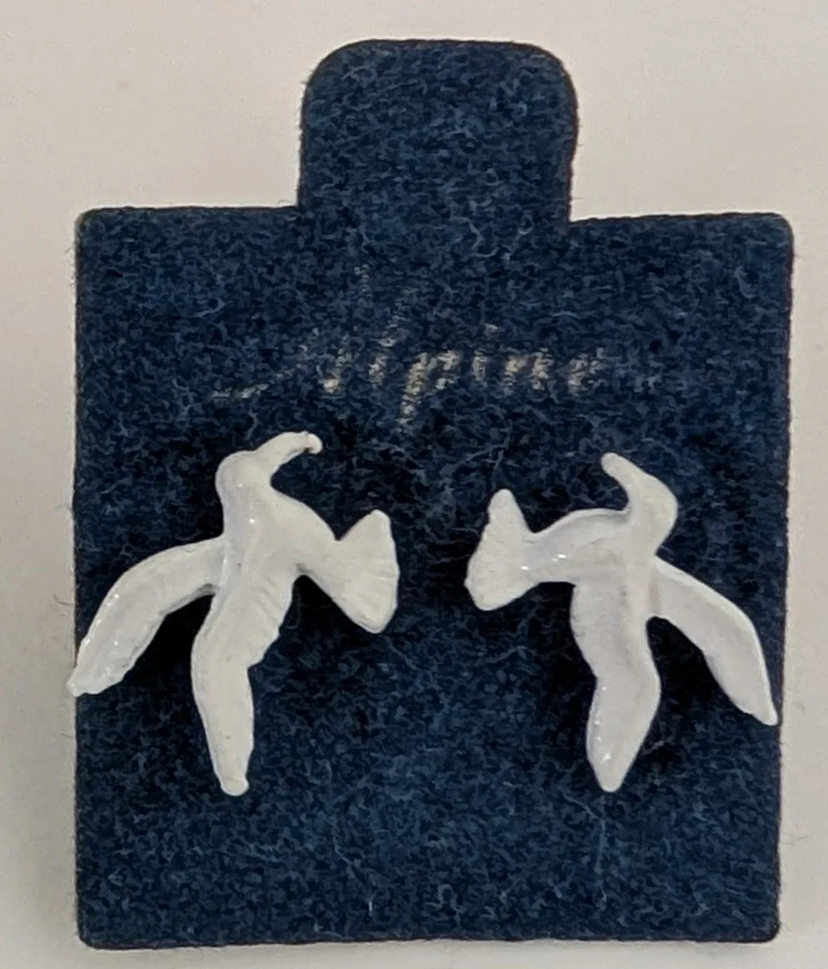 Bird Enamel Earrings