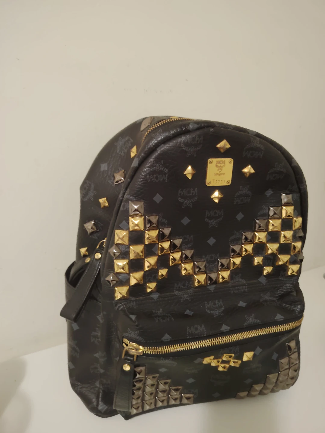 MCM Studded Backpack - photo 2