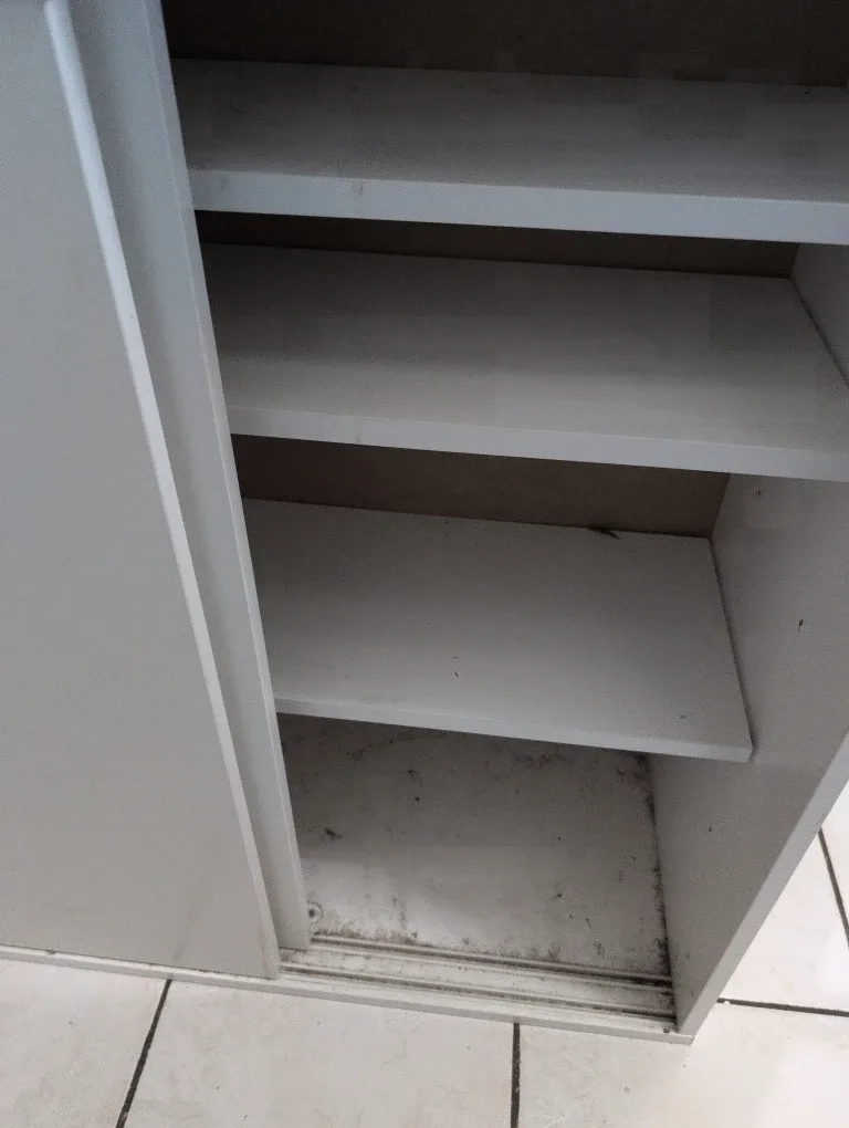 White Sliding Door Cabinet thumbnail