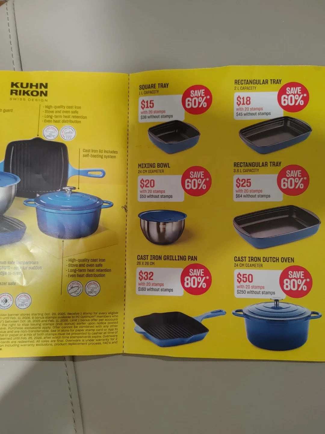 🧡PC OPTIMUM STAMPS FOR KUHN RIKON OVEN WEAR image indicator(3)