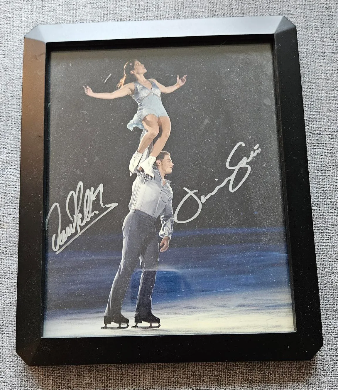 Signed Jamie Salé & David Pelletier Figure Skating Photo thumbnail