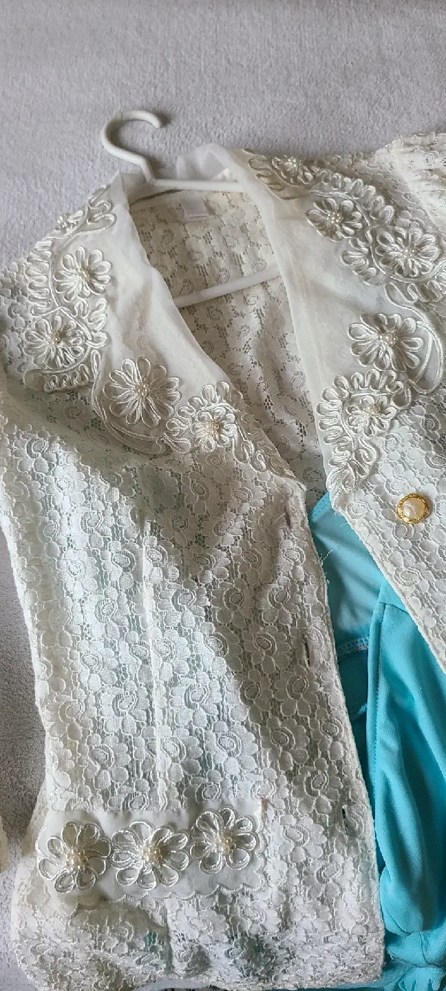 Lace Jacket with pearl- white Colour image indicator(6)