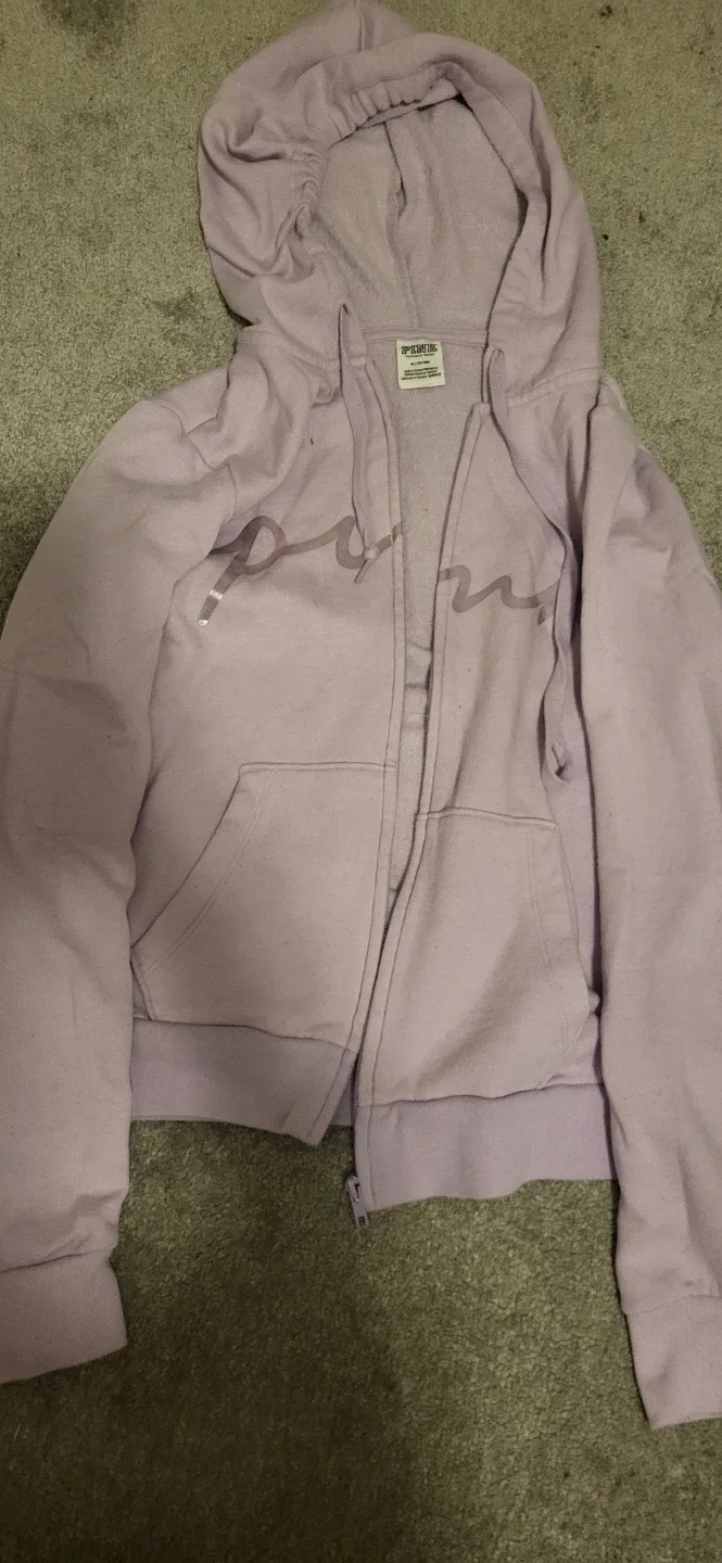 PINK Victoria's Secret Lavender Hoodie - Size M