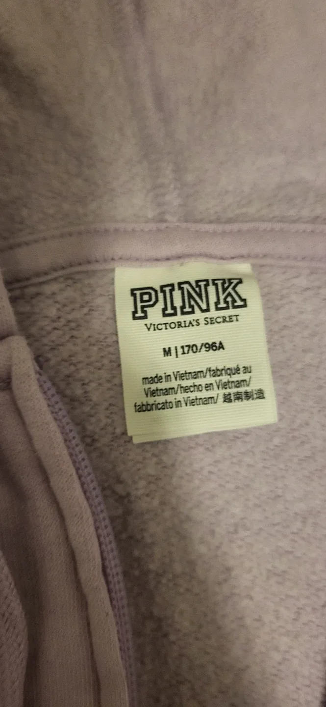 PINK Victoria's Secret Lavender Hoodie - Size M image indicator(3)