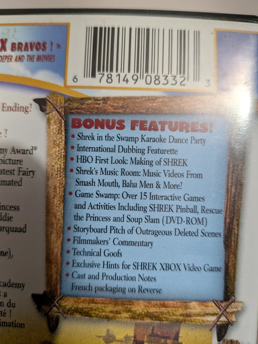 Shrek DVD - Dreamworks Animation image indicator(6)