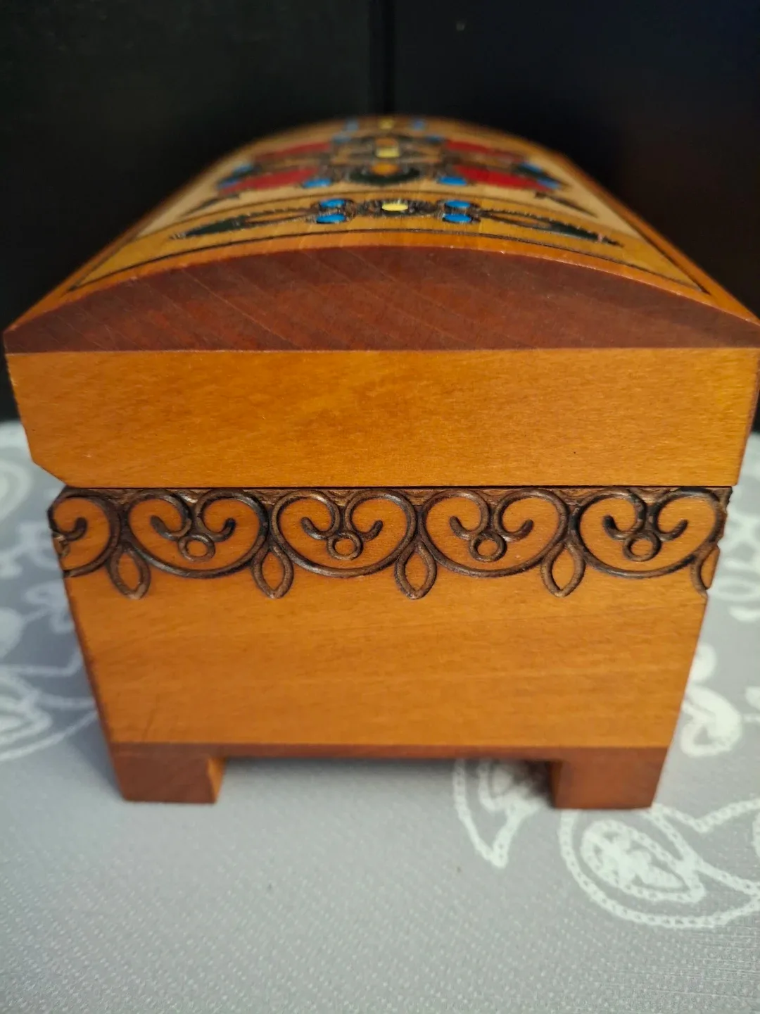 Handmade Wooden Trinket  Box image indicator(8)