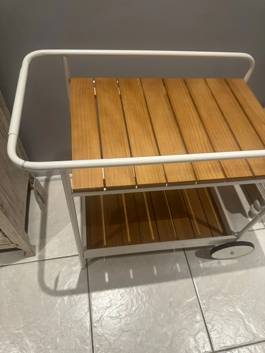Metal/Wood Bar Cart