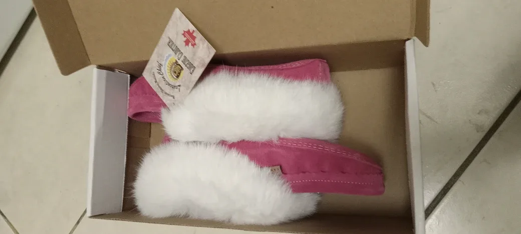 Eugene Cloutier Pink Moccasins Size 5 image indicator(4)