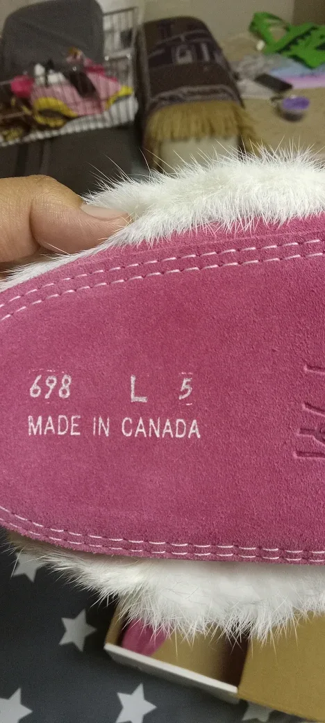 Eugene Cloutier Pink Moccasins Size 5 image indicator(5)