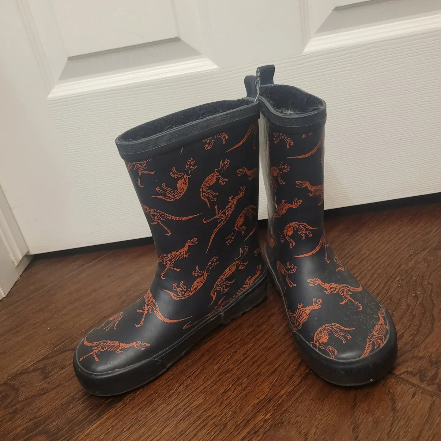 Dinosaur Print Rain Boots
